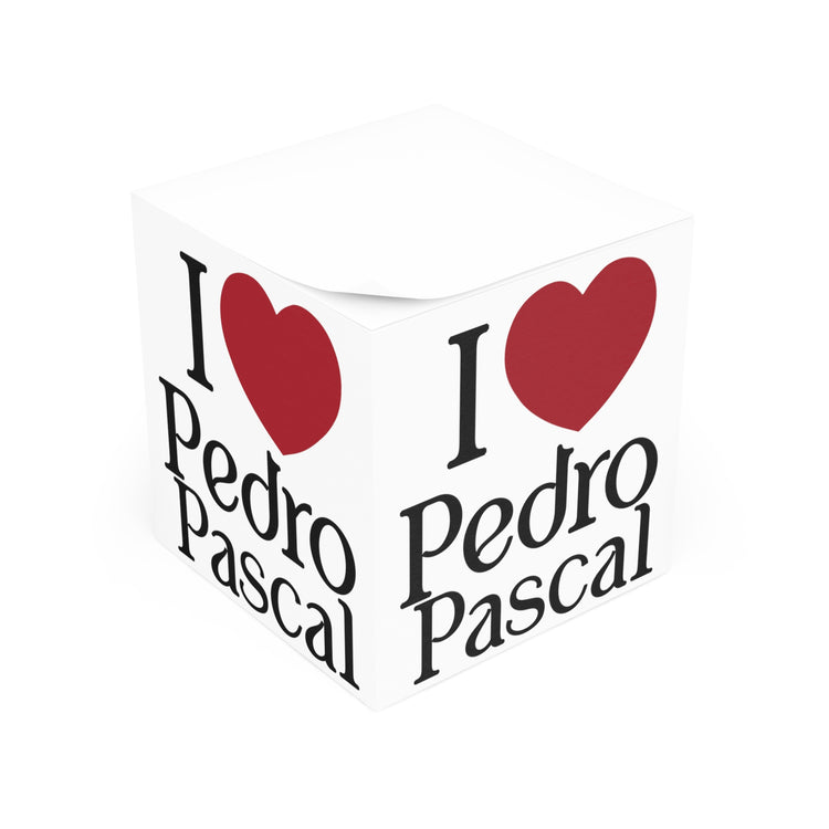 I Love Pedro Pascal Note Cube - Fandom-Made