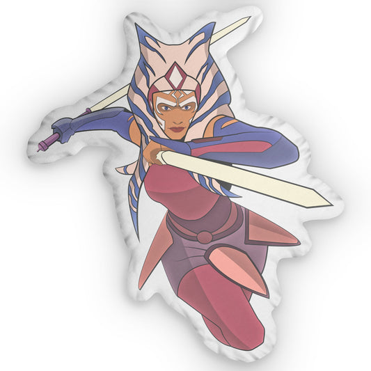 Ahsoka Leaping-Shaped Pillow
