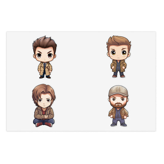 Supernatural Small Stars Sticker Sheet - Fandom-Made