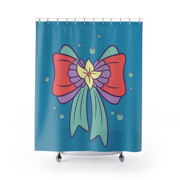 Ariel Bow Shower Curtain - Fandom-Made