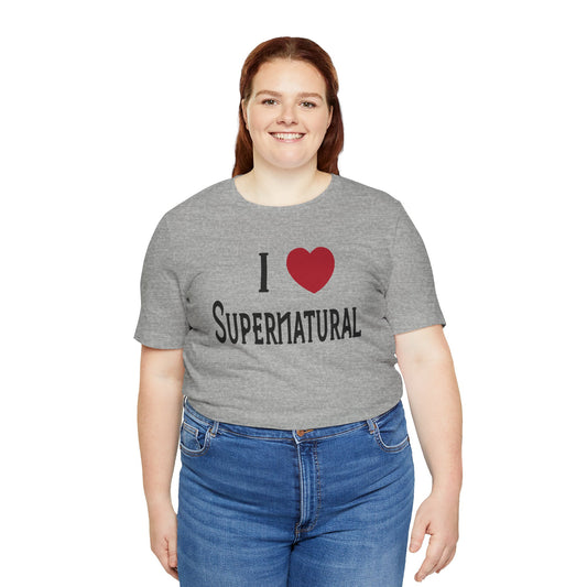 I Love Supernatural T-Shirt - Fandom-Made