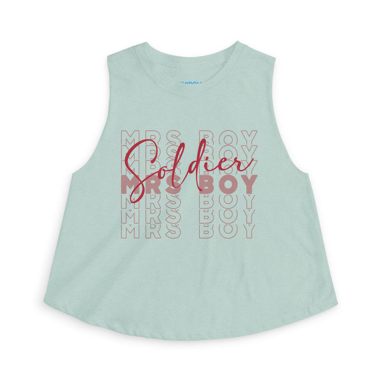 Mrs. Soldier Boy Women's Crop Top - Fandom-Made