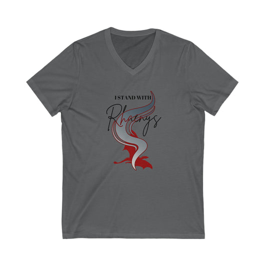 I Stand With Rhaenys V-Neck Tee