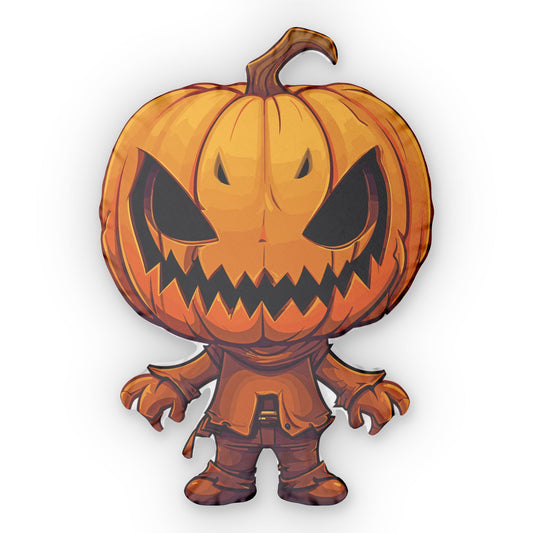 Jack O'Lantern-Shaped Pillow