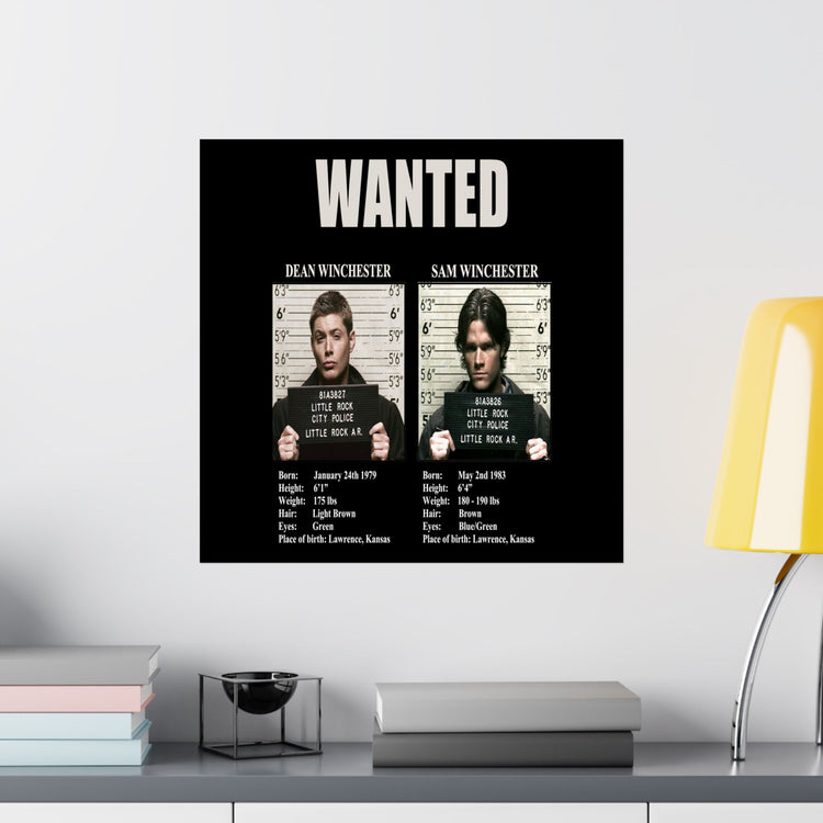 Winchesters Wanted Poster