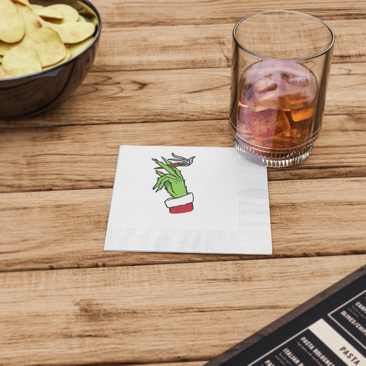 Grinch Bluntmas Paper Napkins
