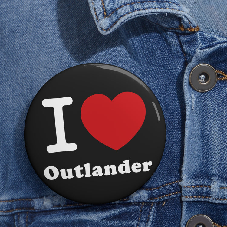 I Love Outlander Pin