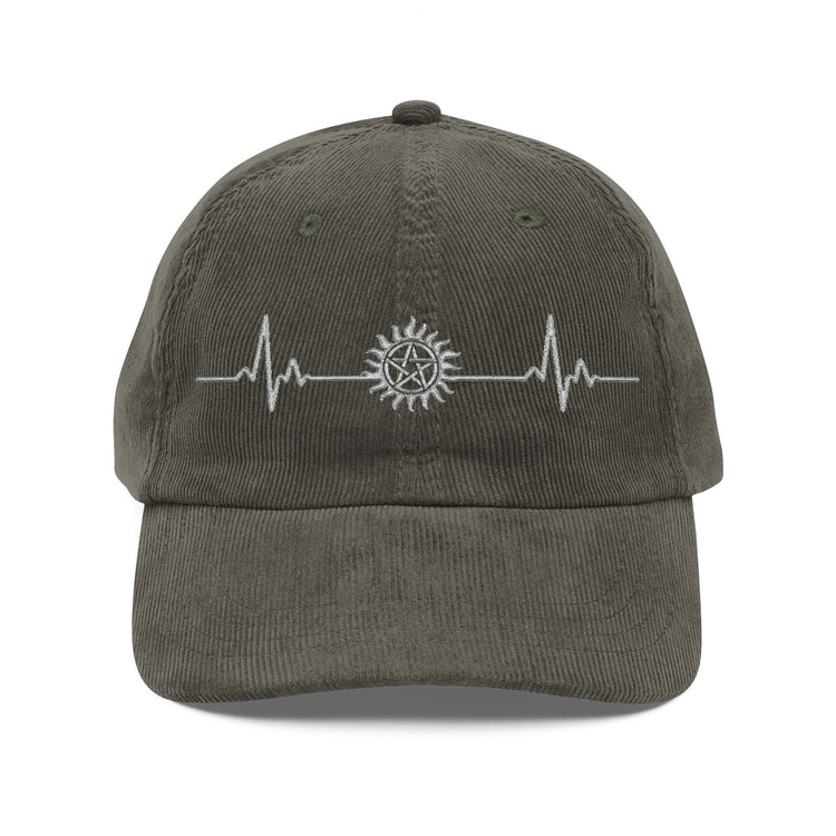 My Heart Beats For Supernatural Corduroy Cap