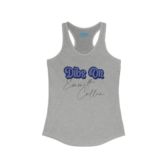 Dibs On Emmett Cullen Women's Ideal Racerback Tank - Fandom-Made