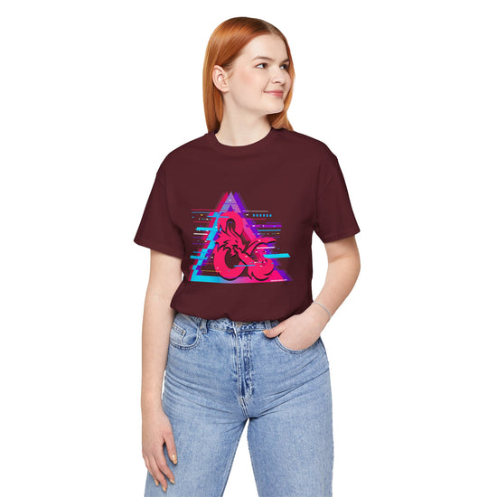 D & D Glitch Unisex T-Shirt - Fandom-Made