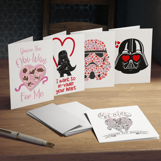 Star Wars Valentine's Day Multi-Design Greeting Cards - Fandom-Made