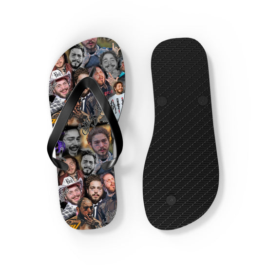 Post Malone All-Over Print Flip Flops - Fandom-Made