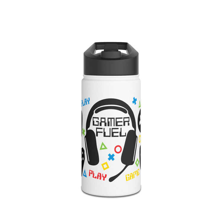 Gamer Fuel All-Over Print Stainless Steel Water Bottle - Fandom-Made