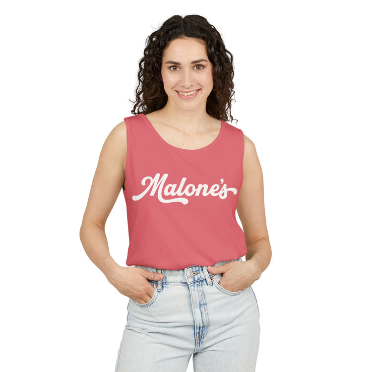 Malone's Unisex Garment-Dyed Tank Top
