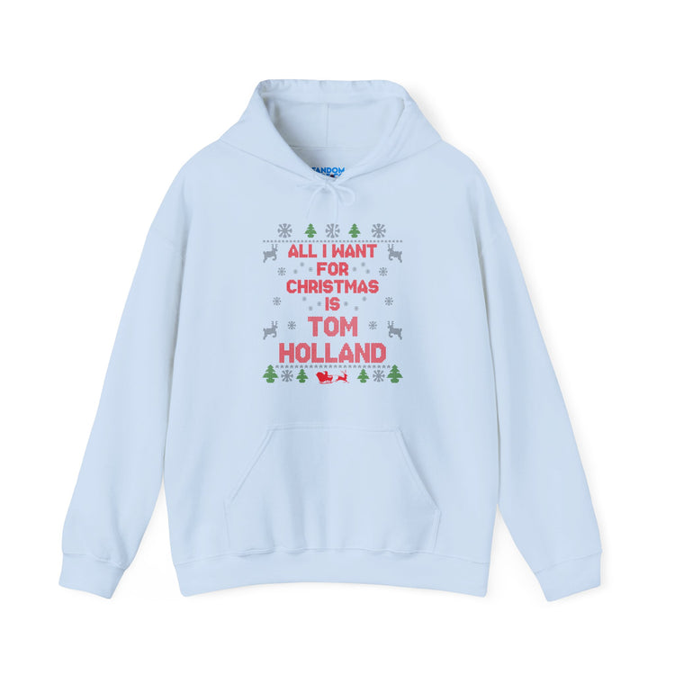 All I Want For Christmas Tom Holland Hoodie