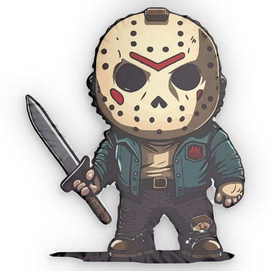 Jason Voorhees-Shaped Pillow