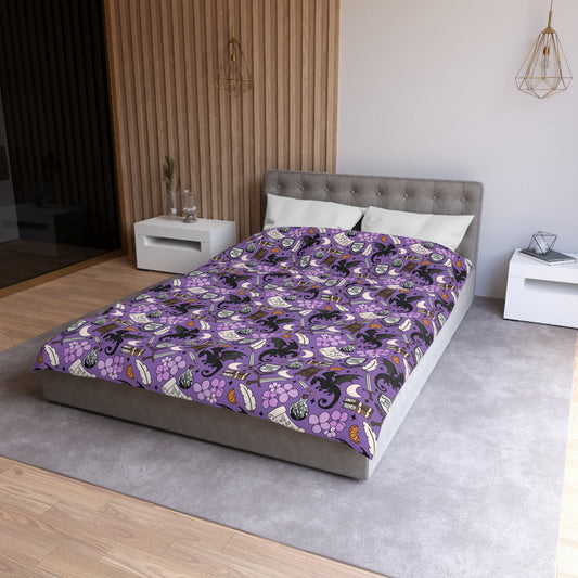 Fourth Wing Collage Duvet Cover