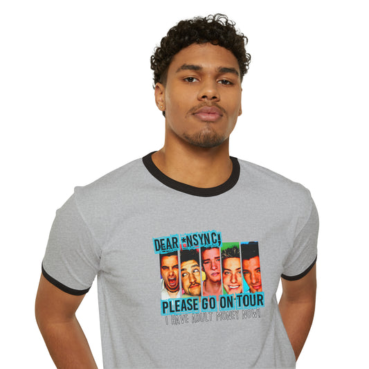 Dear *NSYNC Ringer T-Shirt - Fandom-Made