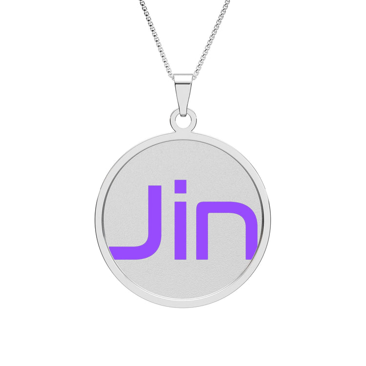 Jin Round Photo Pendant
