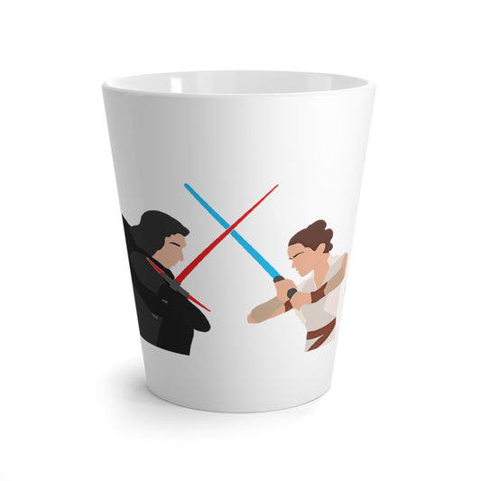 Kylo Ren and Rey Latte Mug - Fandom-Made