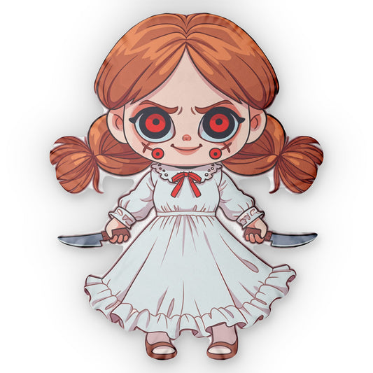 Annabelle-Shaped Pillow