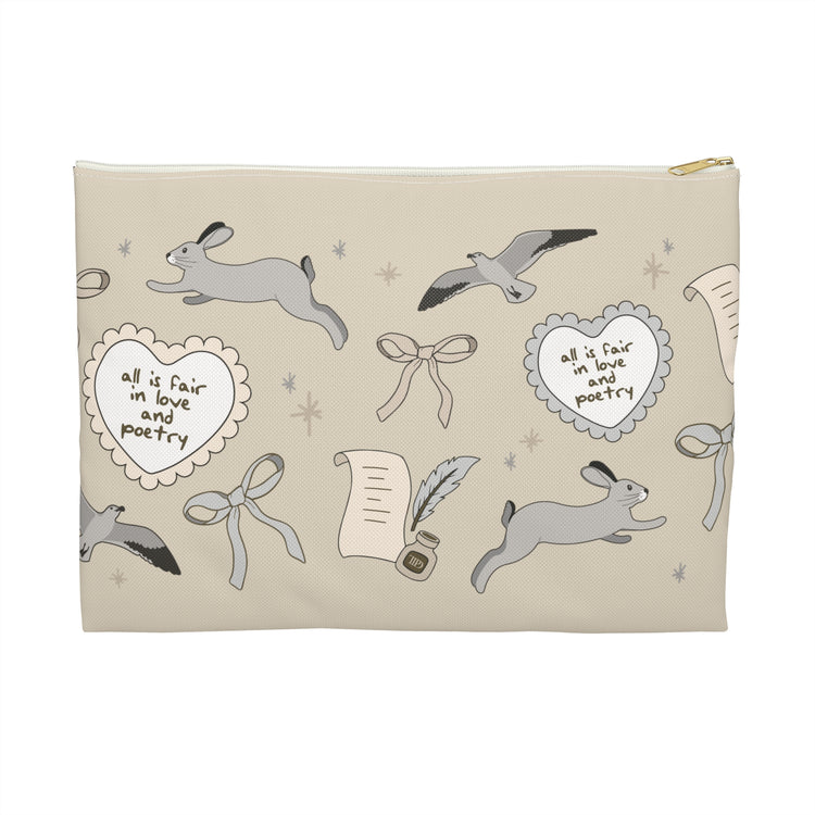 Tortured Poet All-Over Print Pouch - Fandom-Made