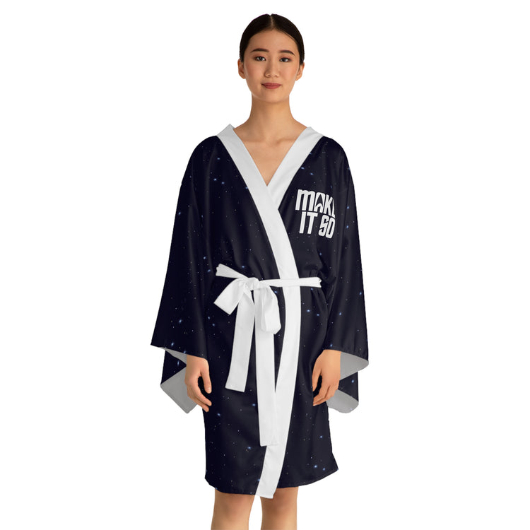Make It So Long Sleeve Kimono Robe - Fandom-Made