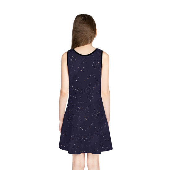 Galaxy Far Away Girls' Sleeveless Sundress - Fandom-Made