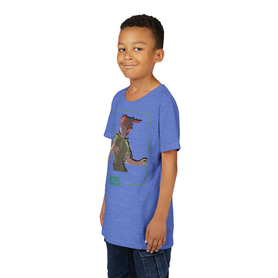 Never Grow Up Youth Tee - Fandom-Made