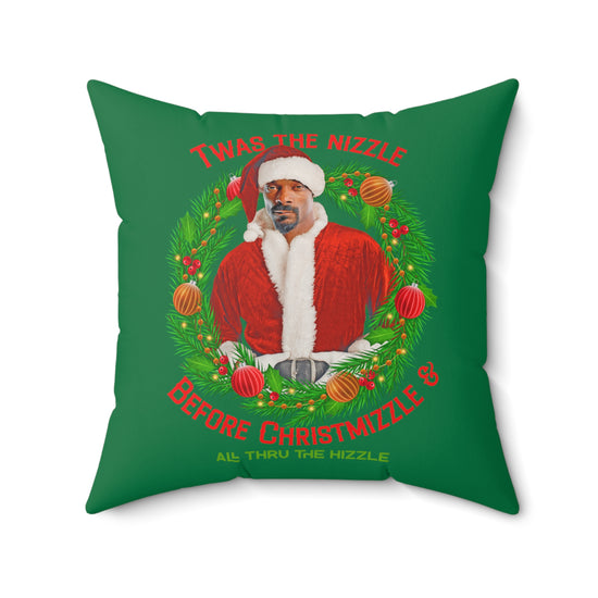 Snoop Dogg Christmas Square Pillow - Fandom-Made