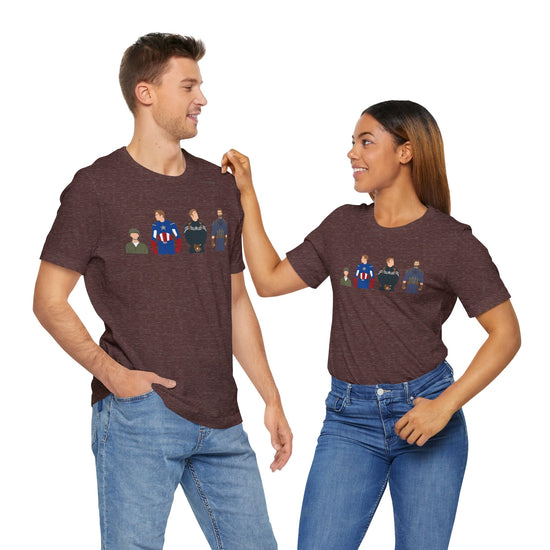 Steve Rogers Captain America Unisex T-Shirt - Fandom-Made
