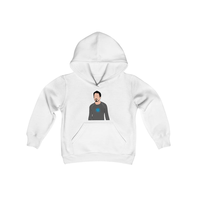 Tony Glows Youth Hoodie