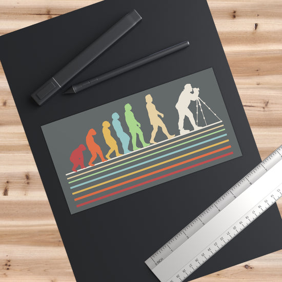 Photographer Evolution Bumper Stickers - Fandom-Made