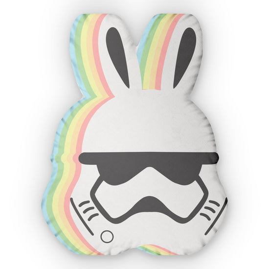Storm Trooper Bunny-Shaped Pillow - Fandom-Made