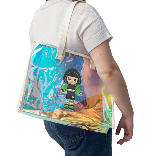 Molly Buttercup Puff Holographic Tote Bag