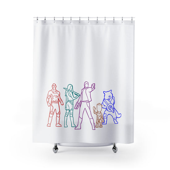 Guardians Shower Curtains - Fandom-Made