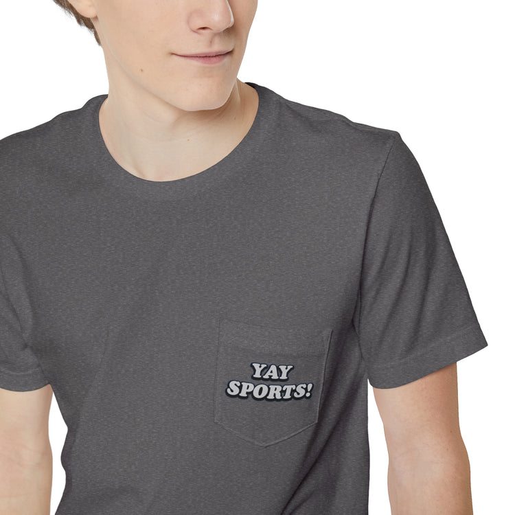 Yay Sports Pocket T-Shirt - Fandom-Made