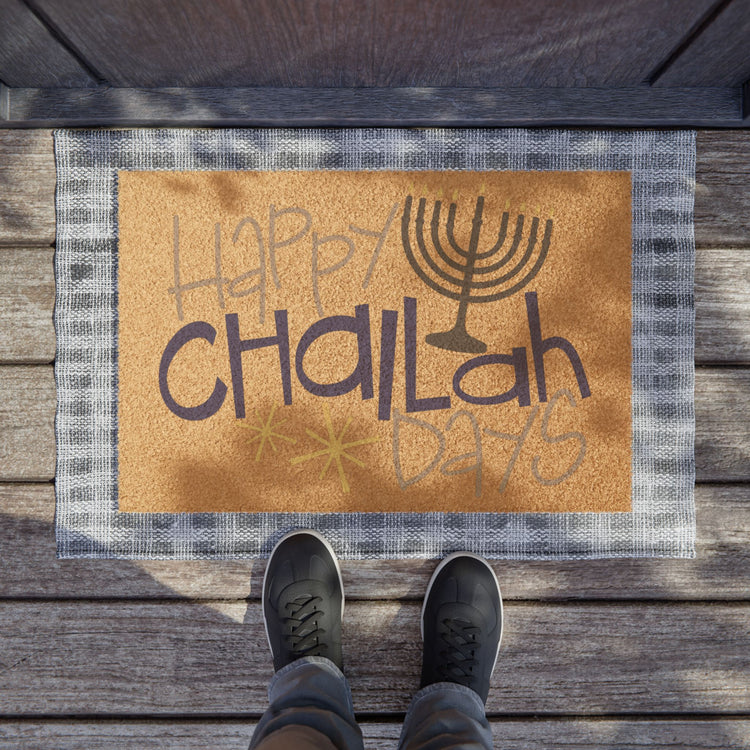 Happy Challah Days Doormat