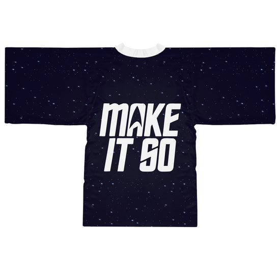 Make It So Long Sleeve Kimono Robe - Fandom-Made