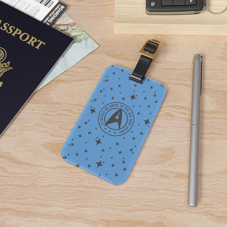 To Boldly Go Luggage Tag