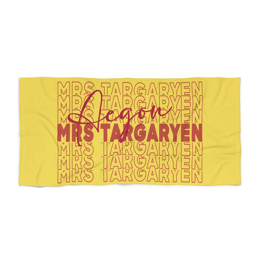 Mrs. Aegon Targaryen Beach Towel