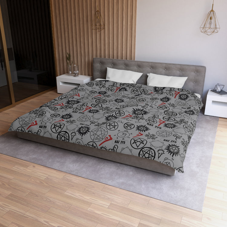 Supernatural Symbols Duvet Cover - Fandom-Made
