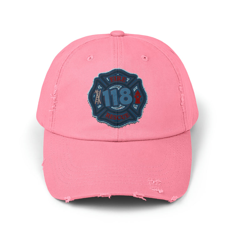 118 Squad Distressed Cap - Fandom-Made