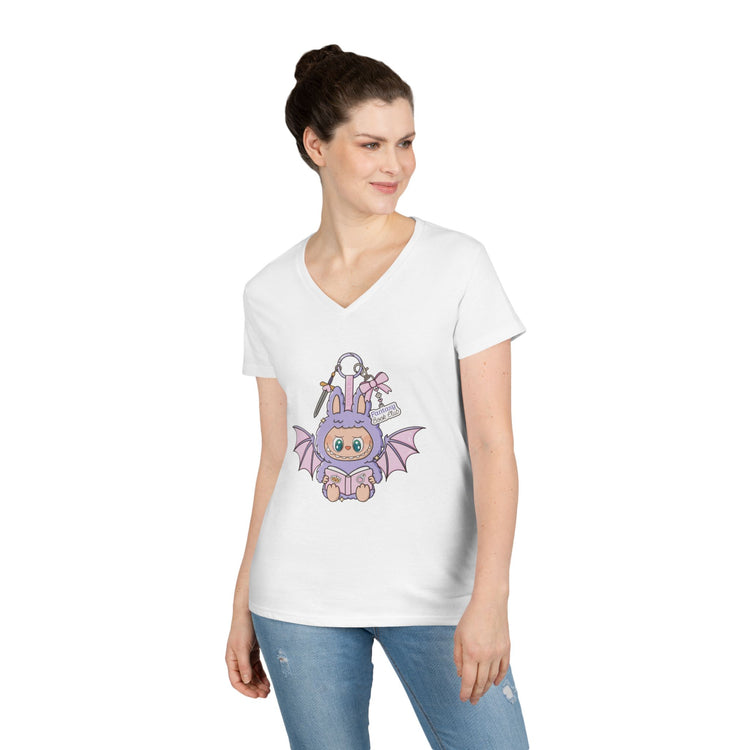 Fantasy Book Club Member Ladies' V-Neck Tee