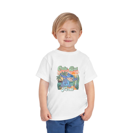 Cute But Feral Toddler Tee - Fandom-Made