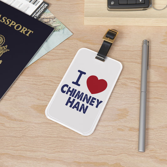 I Love Chimney Han Luggage Tag