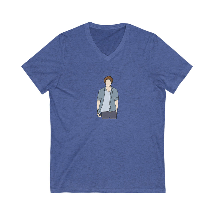 Edward Cullen Walking V-Neck Tee - Fandom-Made