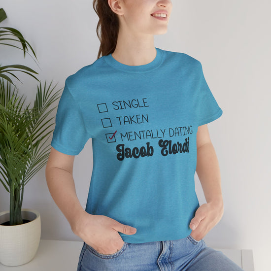 Mentally Dating Jacob Elordi Unisex T-Shirt - Fandom-Made