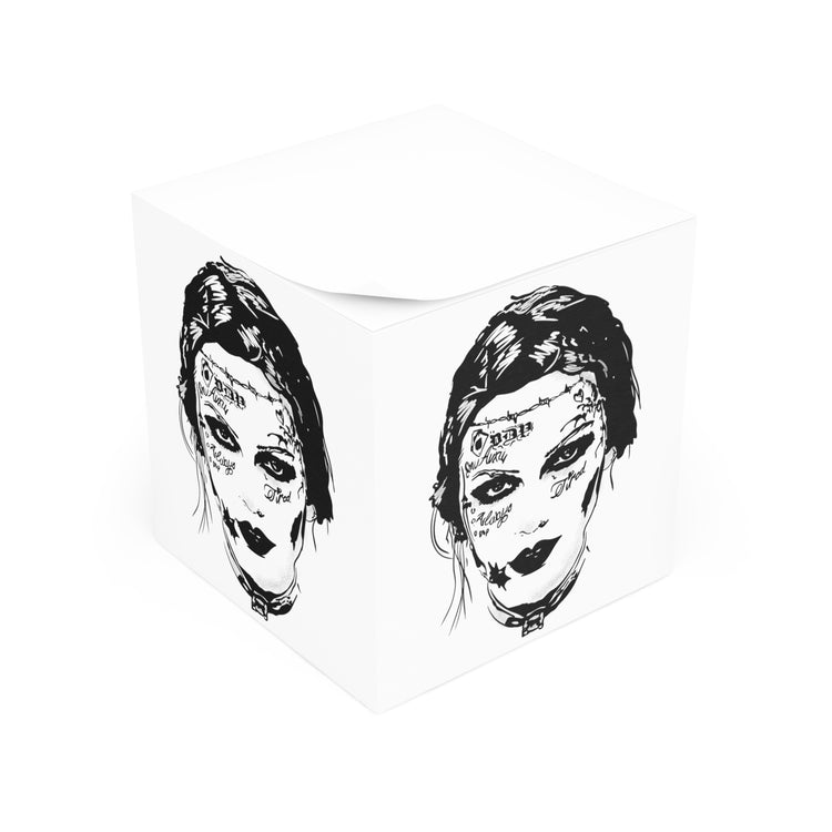 Tattooed Pop Princess Note Cube - Fandom-Made