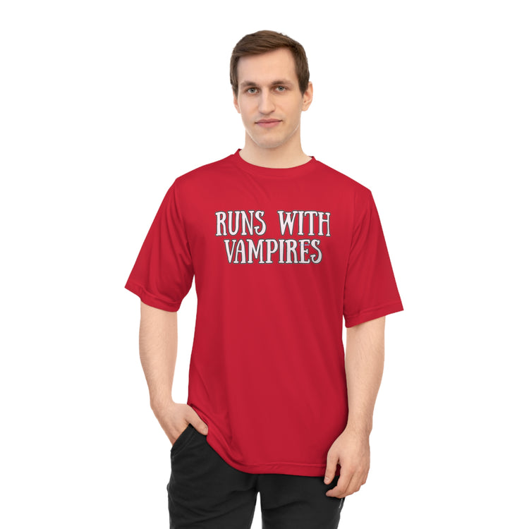 Runs With Vampires Performance T-shirt - Fandom-Made